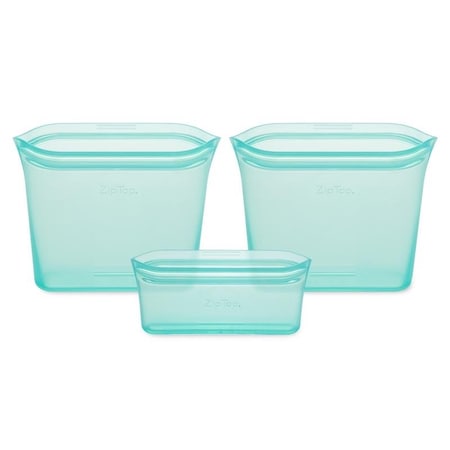 Zip Top Zip Top Teal Storage Cup Set 1 pk Z-BAG3A-03